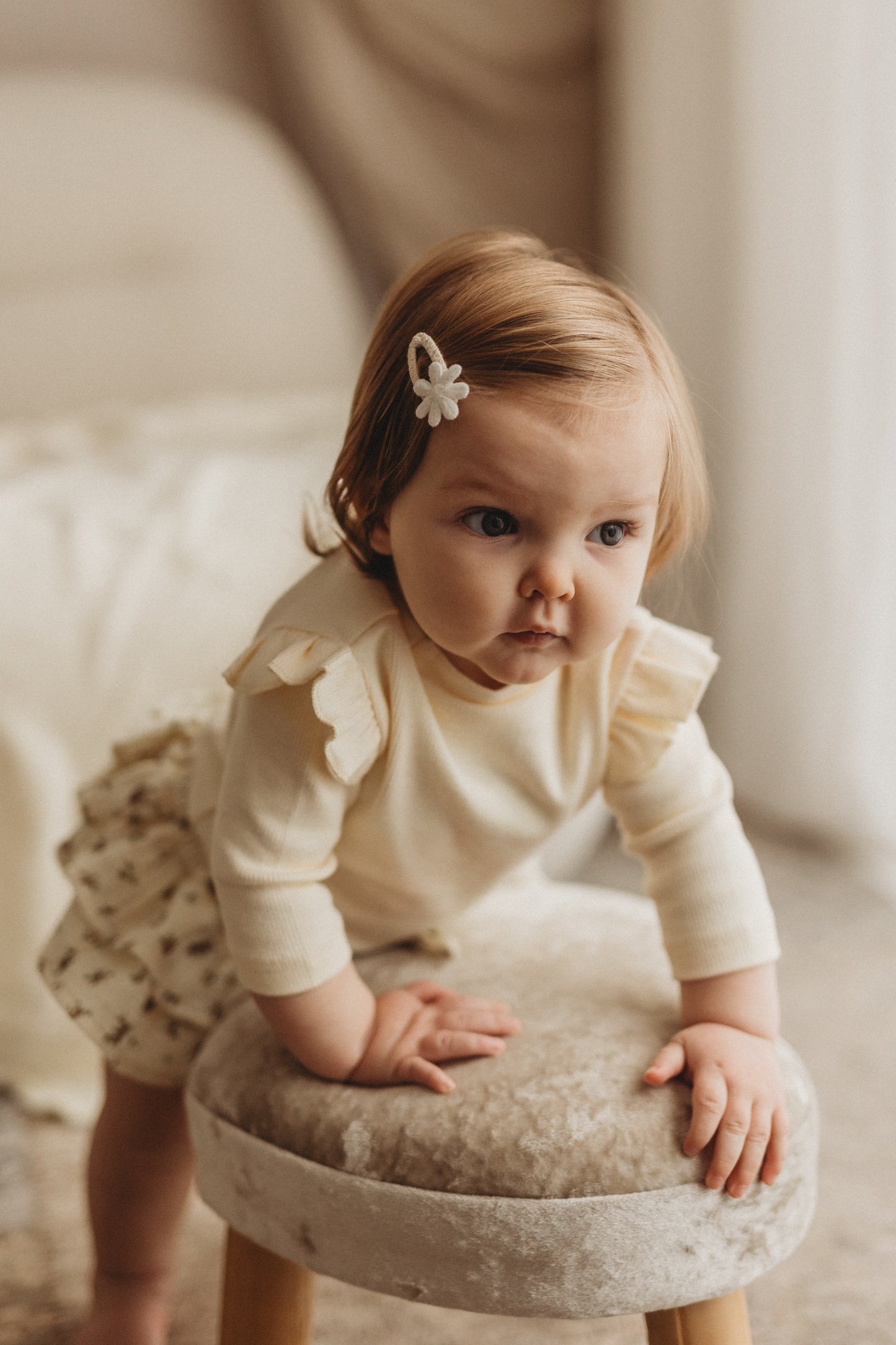 Frill Bloomers | Fleur (0-3m ONLY)