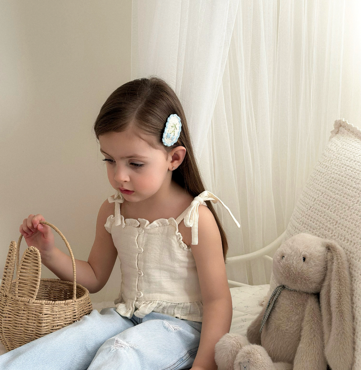Crochet Clip | Bluebell