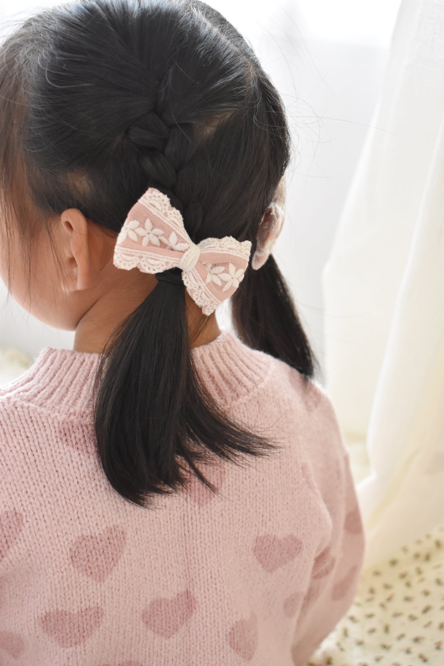 Lace Pigtail Bows | Rosie