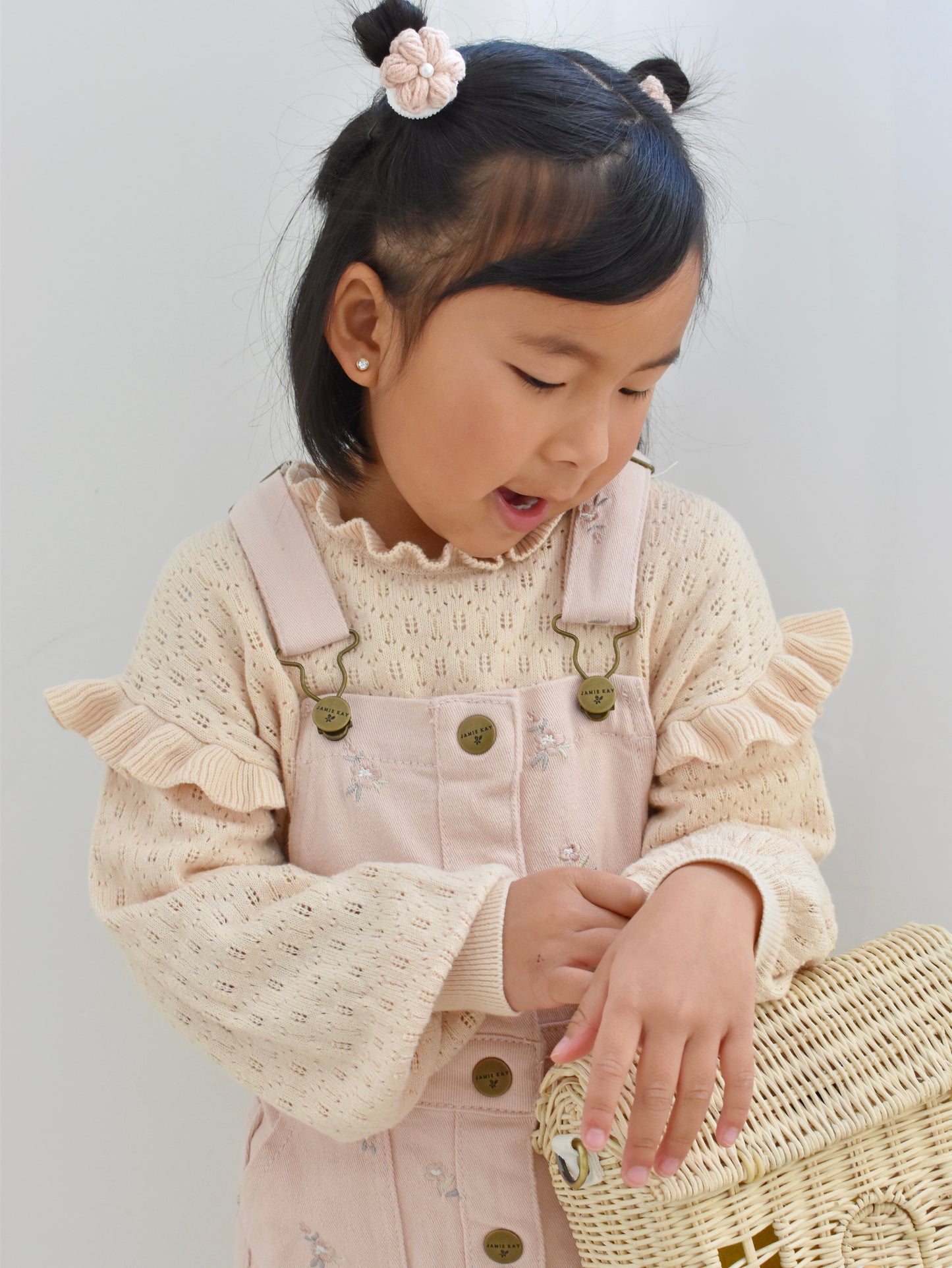 Camellia Crochet Bobbles | Dusty Blush (2pk)