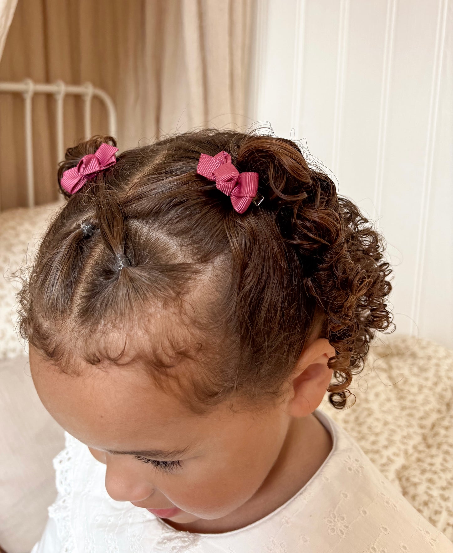 Mini Bow Clips | Mulberry