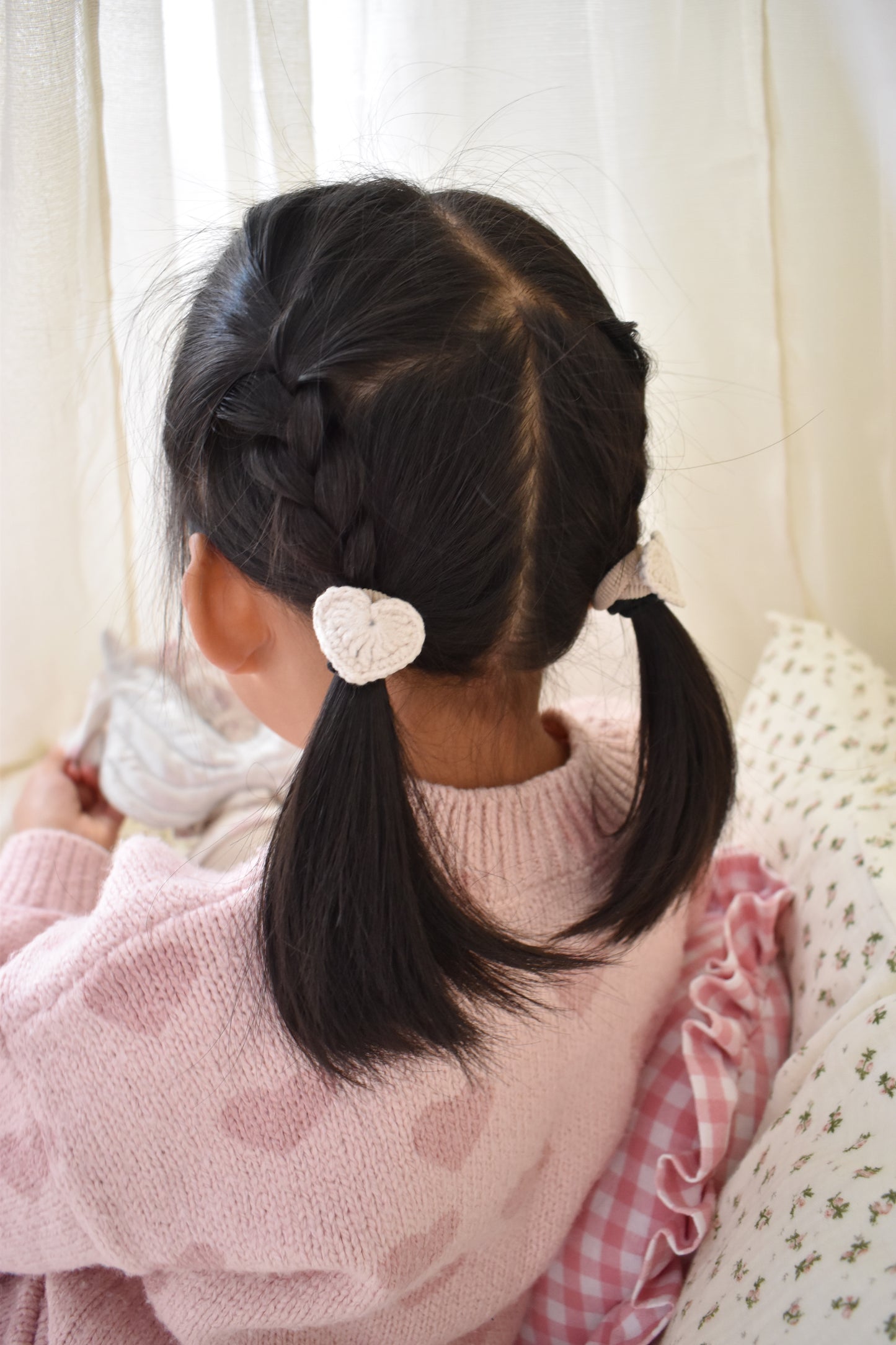 Crochet Bobbles | Oat Hearts (2pk)