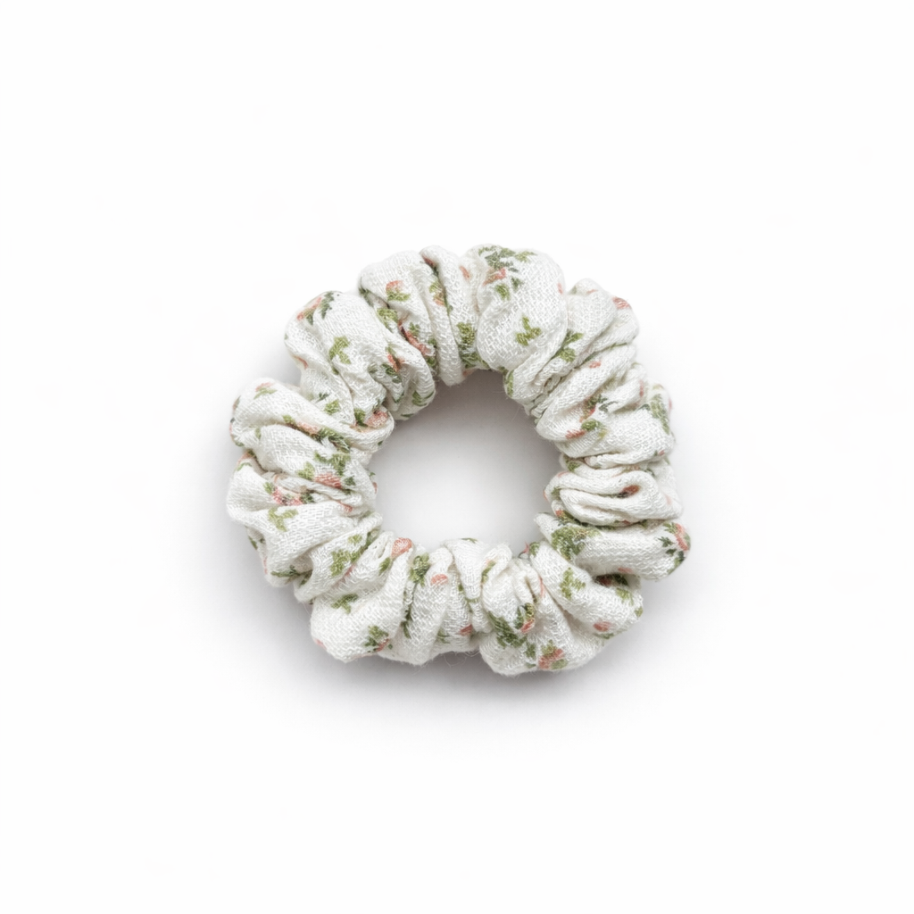 Mini Scrunchie | Vintage Rosebud