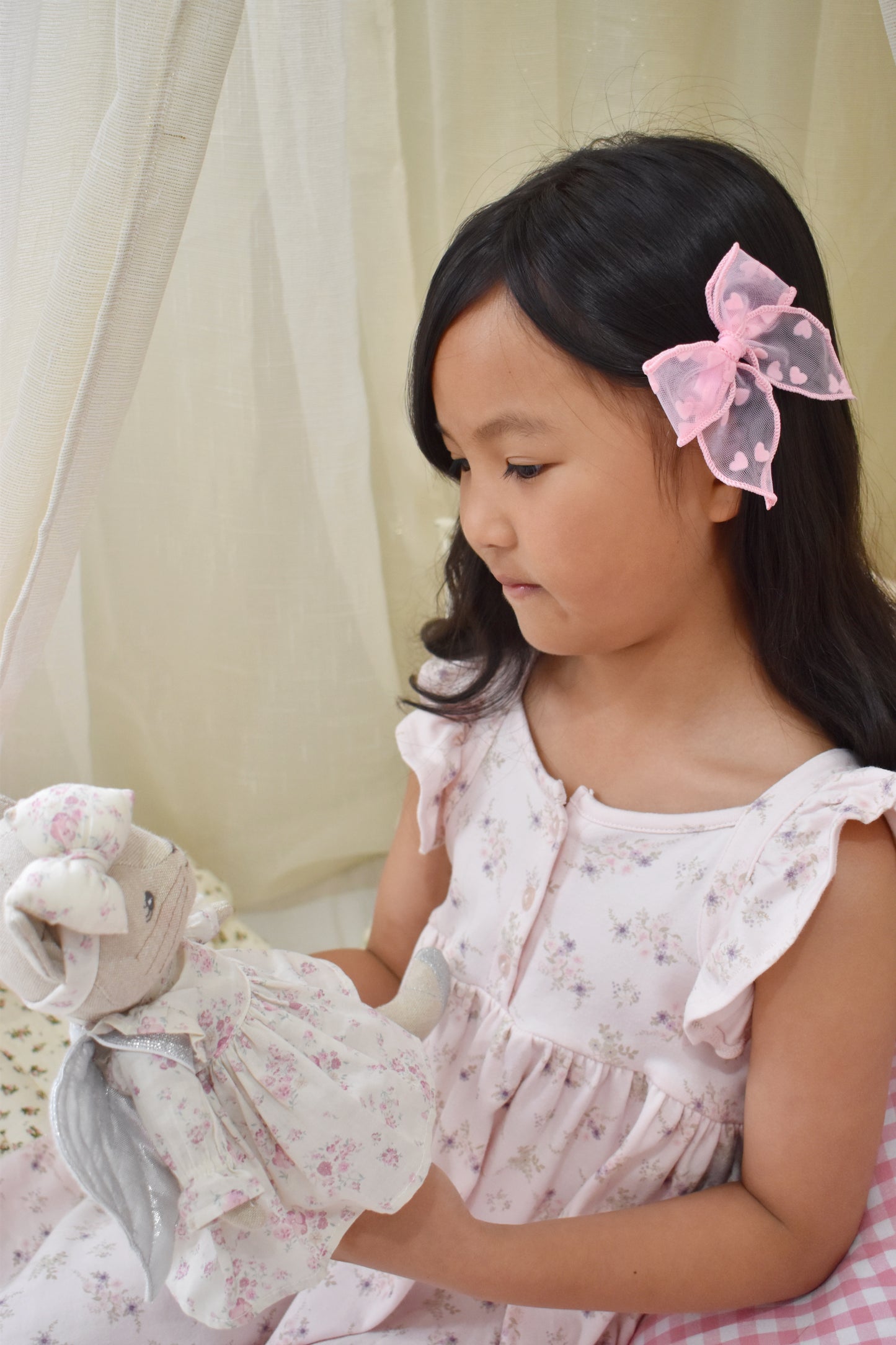 Petite Fable Bow | Valentines Tulle