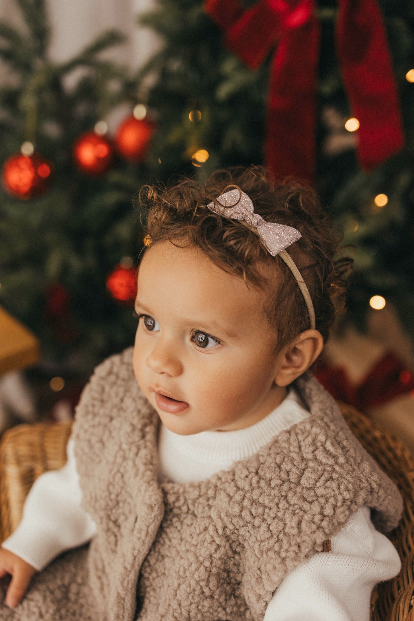 Knotted Bow | Fairydust (clip or headband)