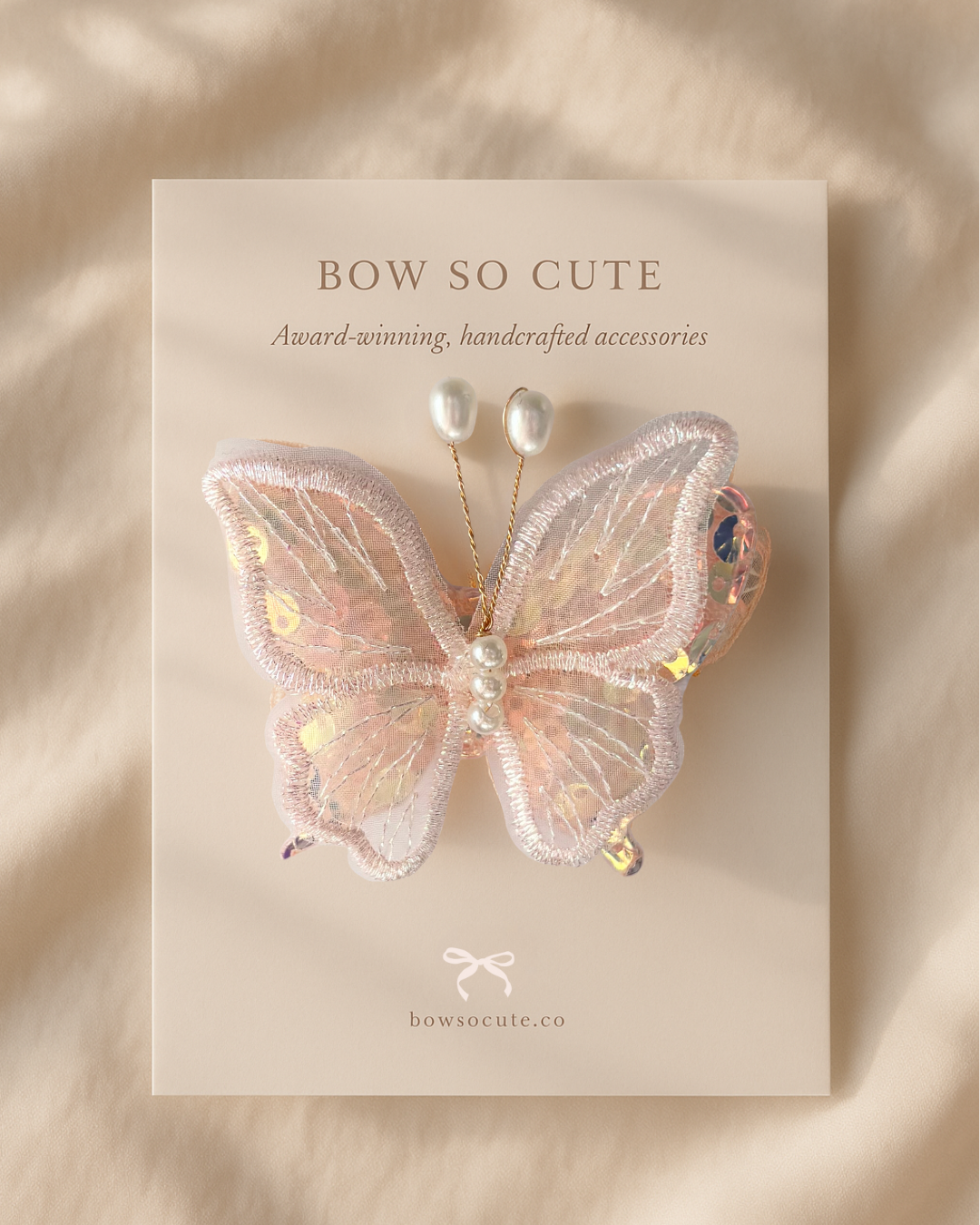 Clip | Pearl Shimmer Butterfly