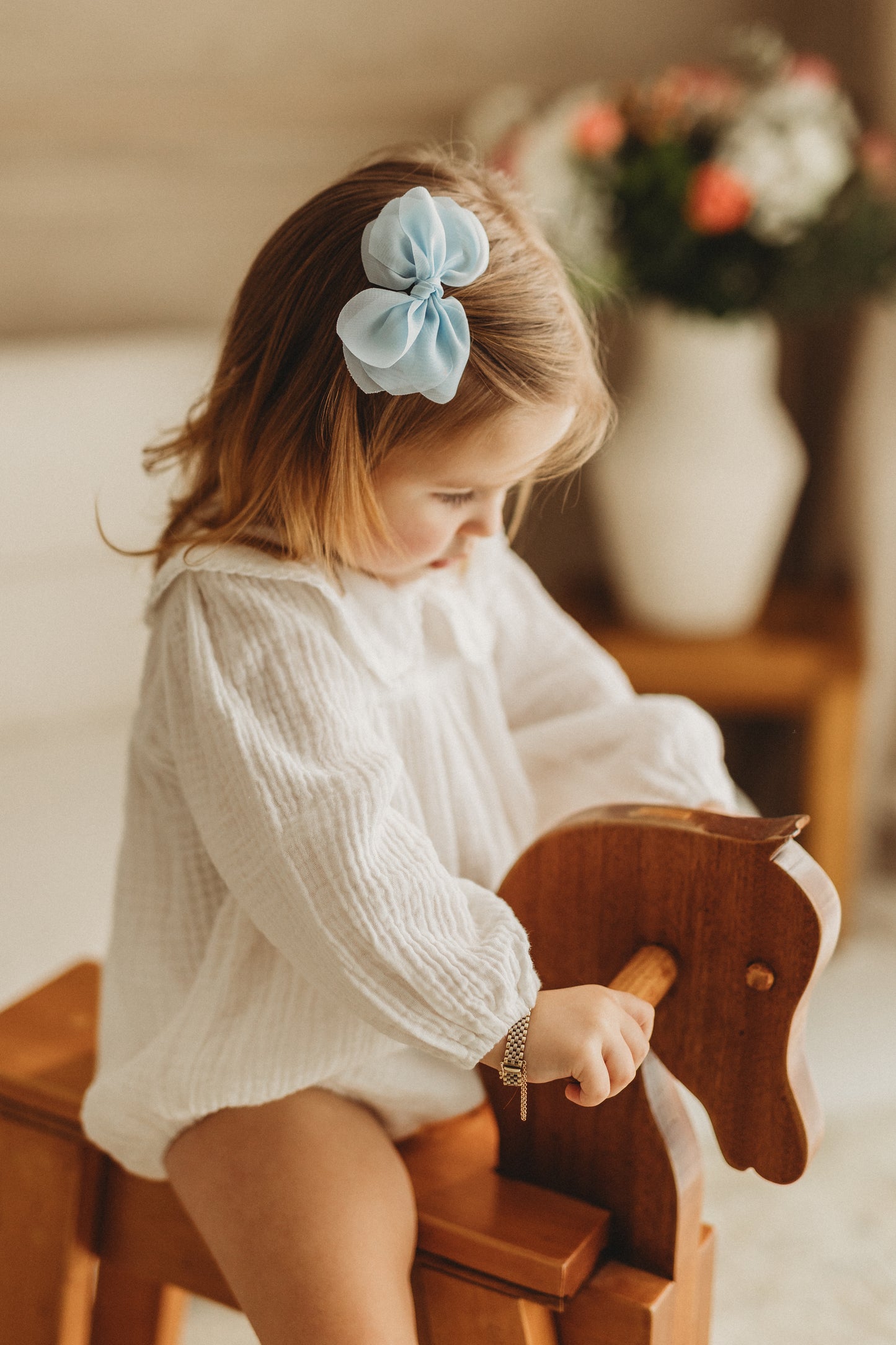 Pixie Bow | Sky Blue