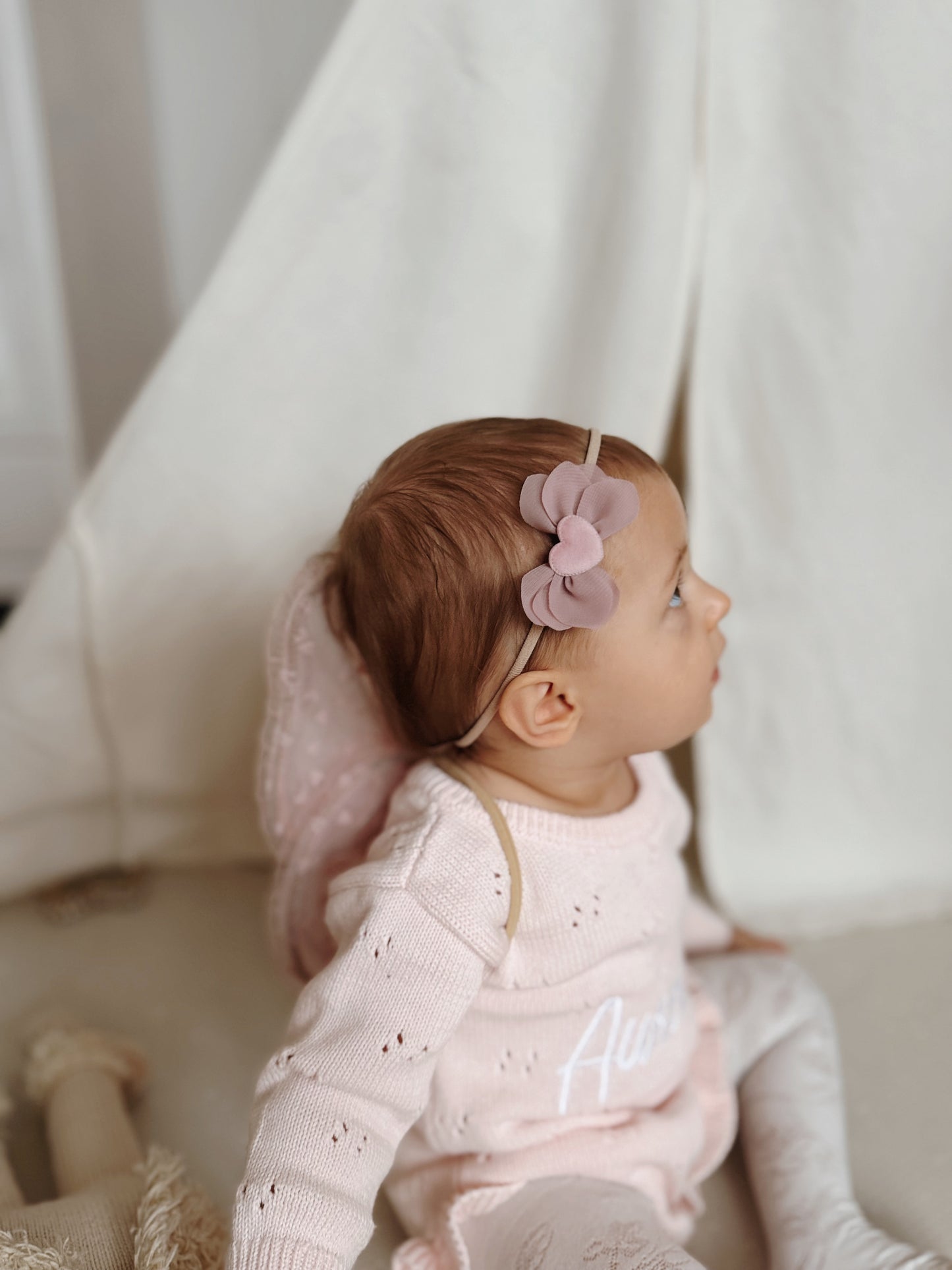 Amore Bow | Rosey Mauve