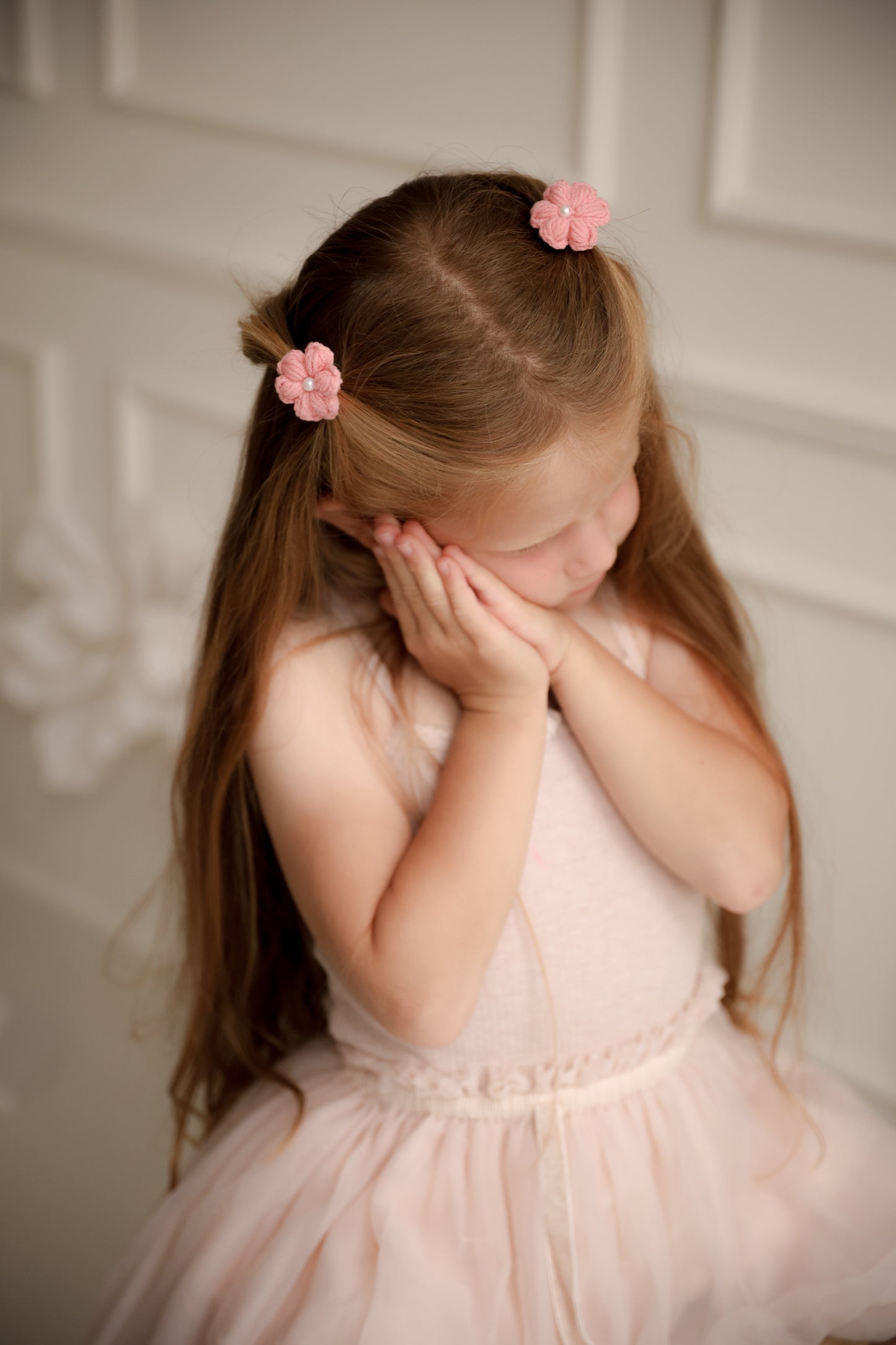 Camellia Crochet Bobbles | Melon Pink