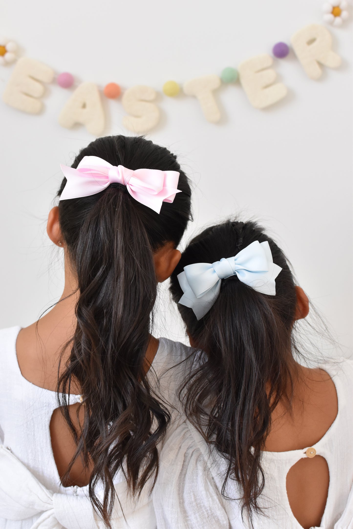 Oversized Satin Bow | Sugar Pink