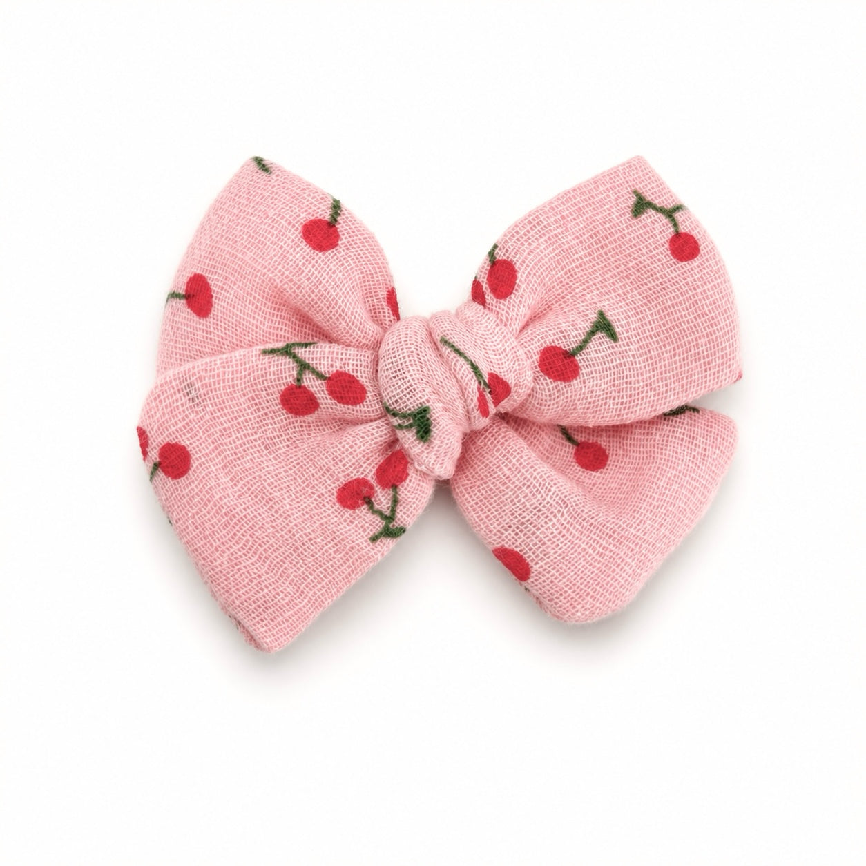 Petite Pinwheel Bow | Cherry Dream