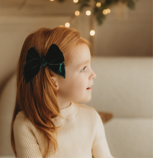 Fable Bow | Emerald Velvet