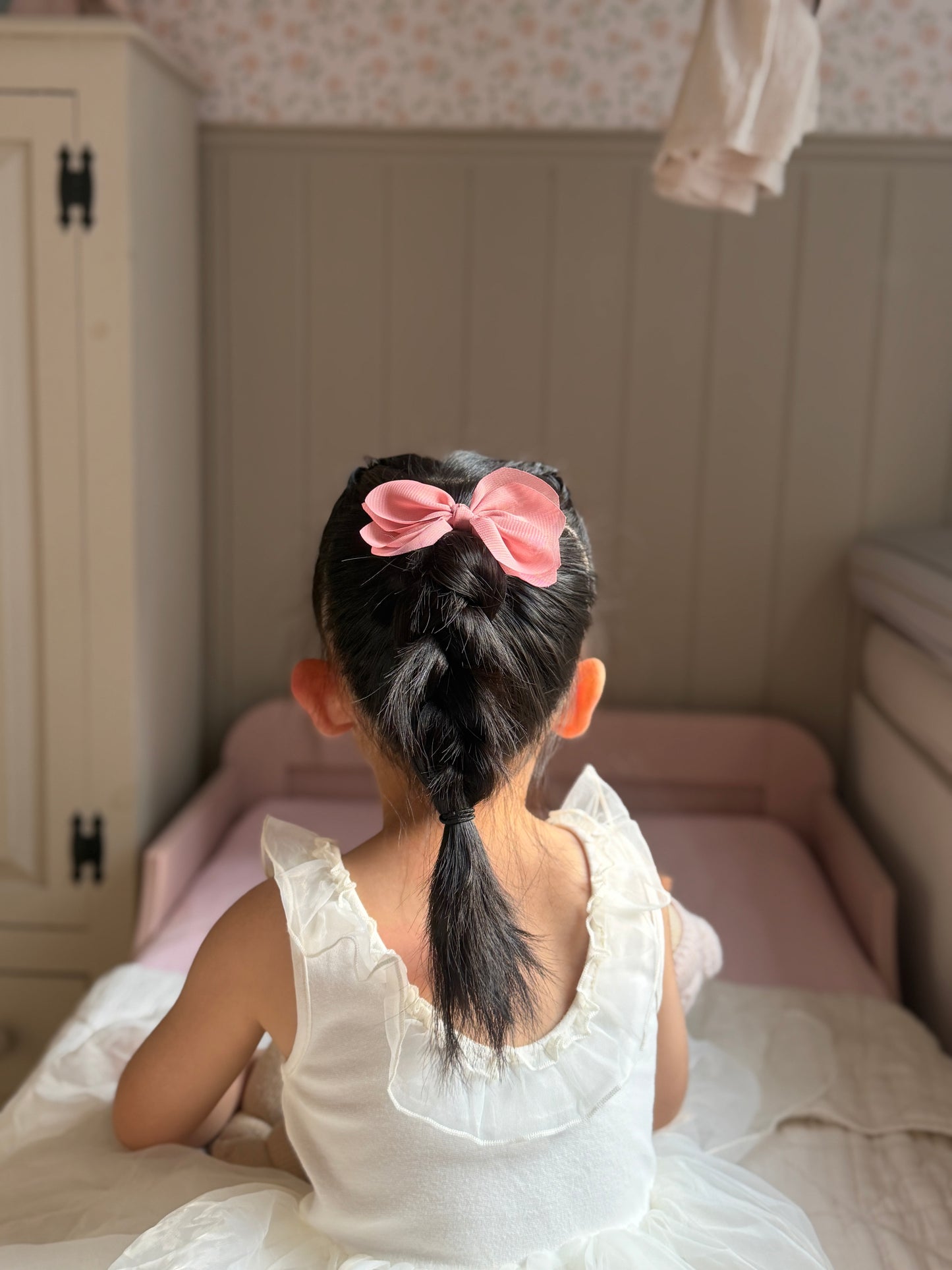 Pixie Bow | Pressed Rose
