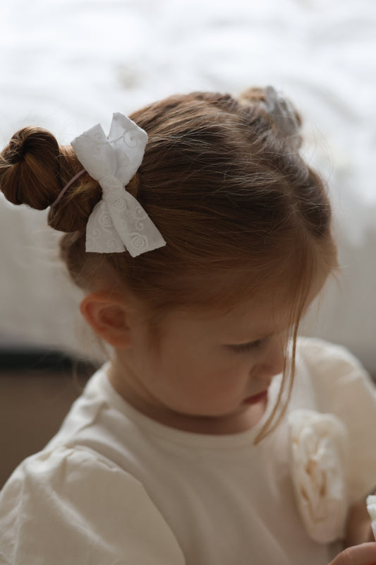 Classic Pigtail Bows | Cotton Roses