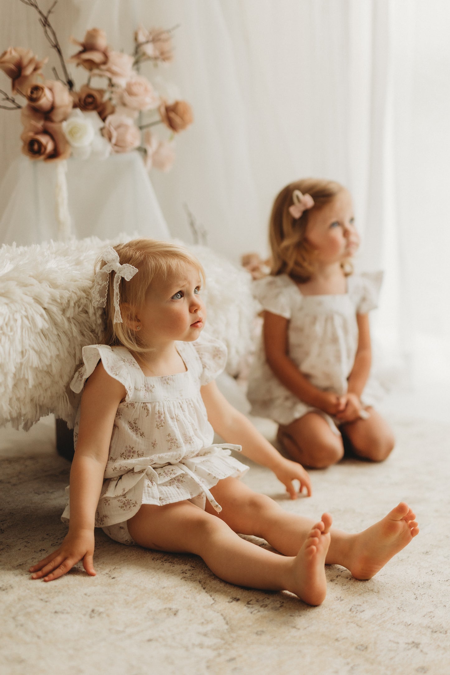 Frill Bloomers & Blouse Set | Wisteria