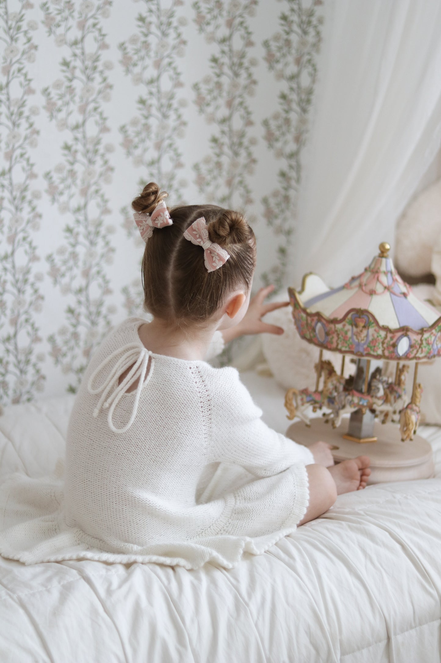 Lace Pigtail Bows | Rosie