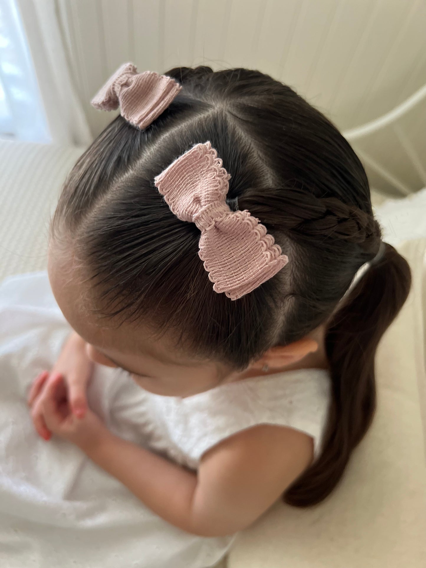 Ribbon Pigtail Bows | Rosebud Weave