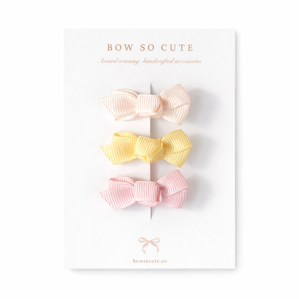Mini Bow Trio | Bloom
