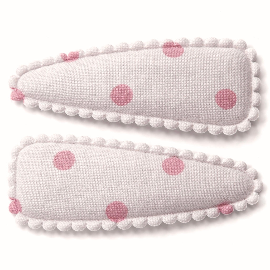 Large Snap Clips | Rosey Dots