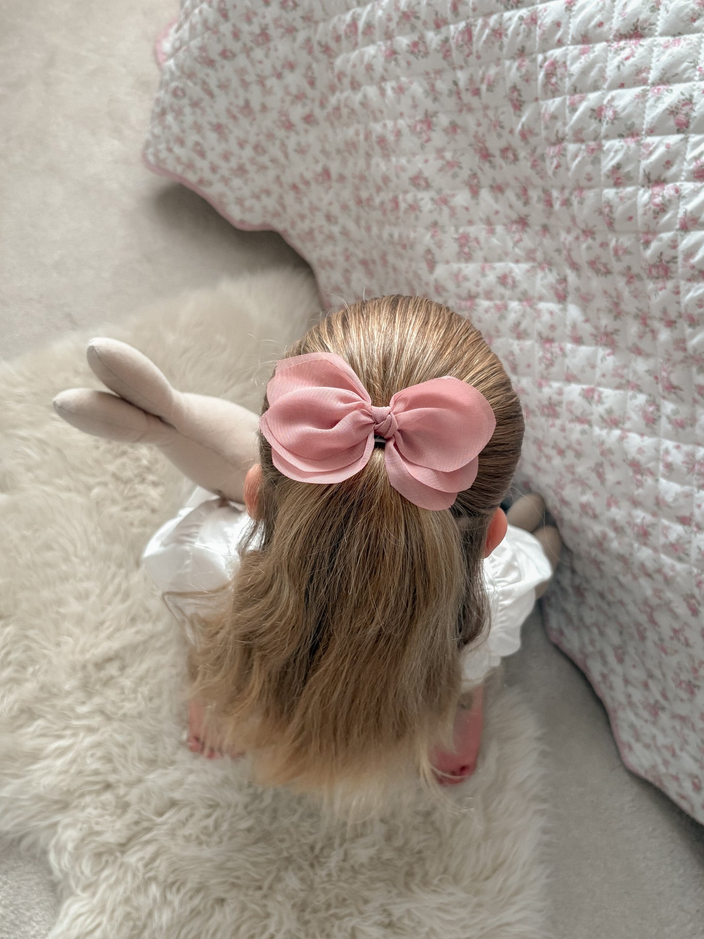 Pixie Bow | Pressed Rose