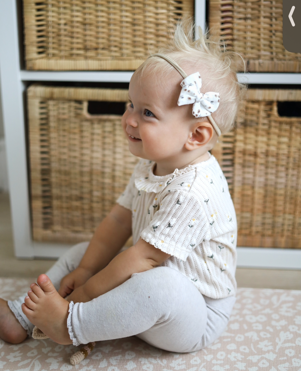 Petite Pinwheel Bow | Orchard Bloom