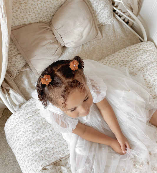 Camellia Crochet Bobbles | Cinnamon (2pk)