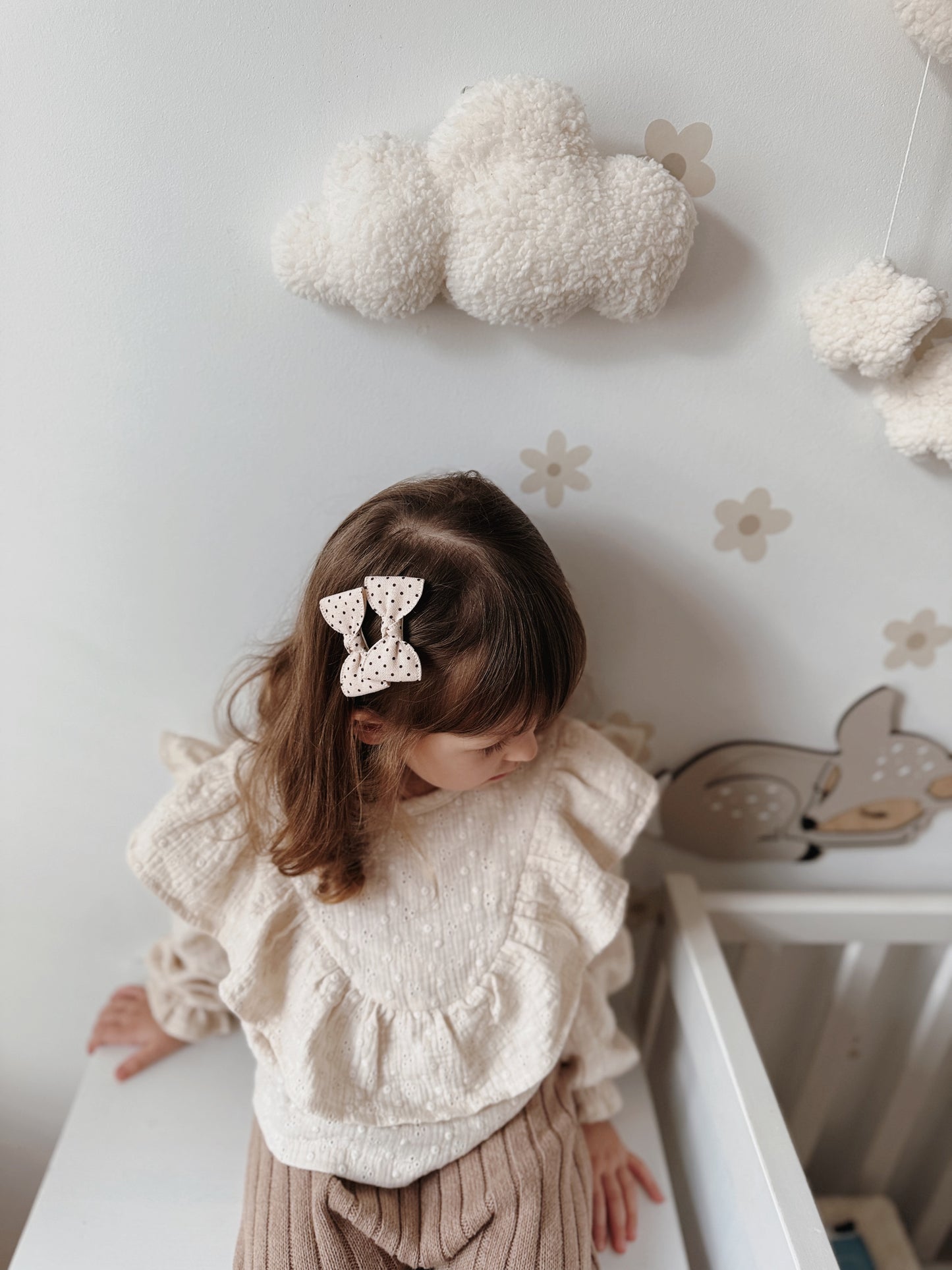 Knotted Pigtail Bows | Cookie Dots