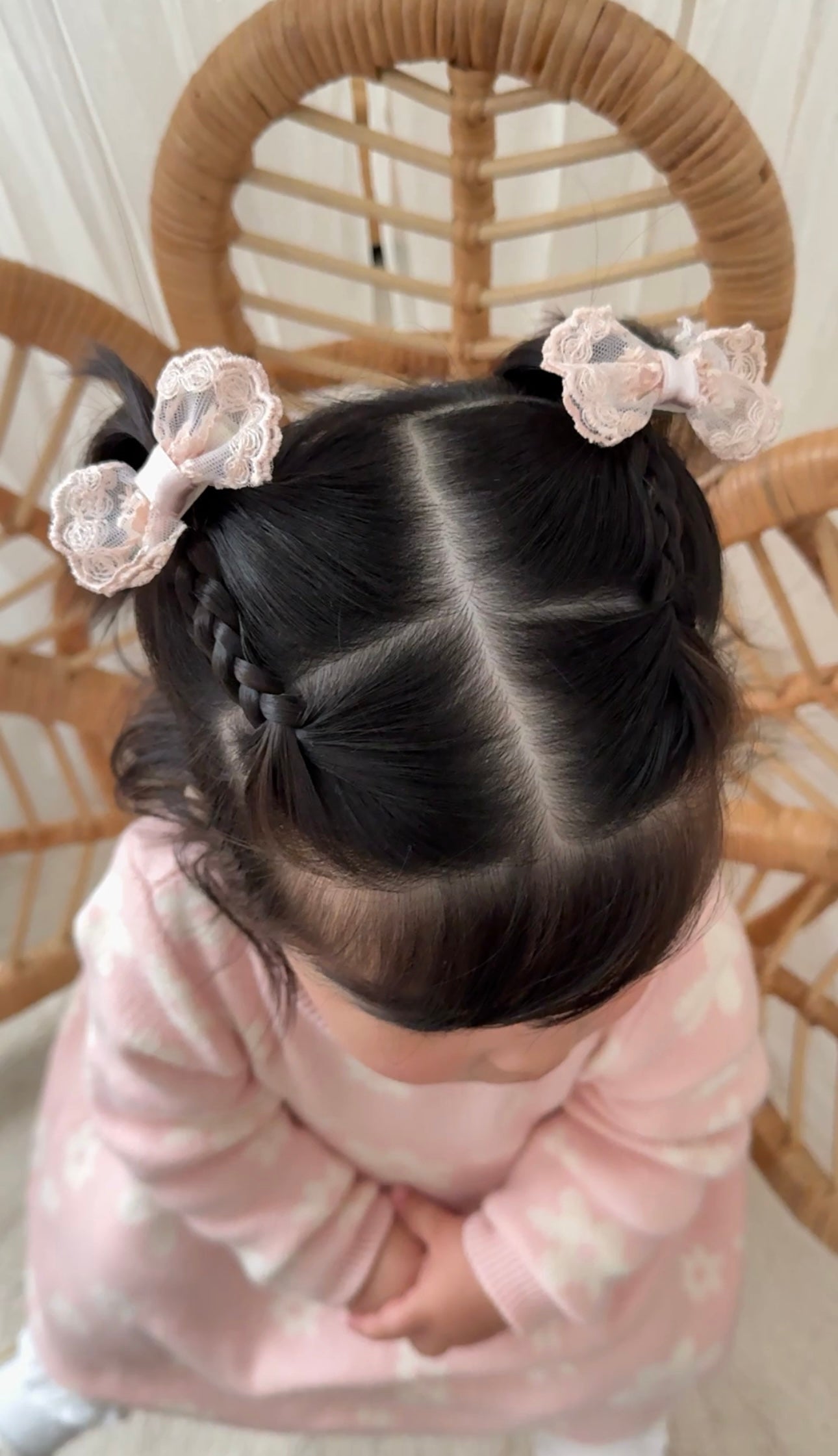 Pigtail Bows | Lovey Lace