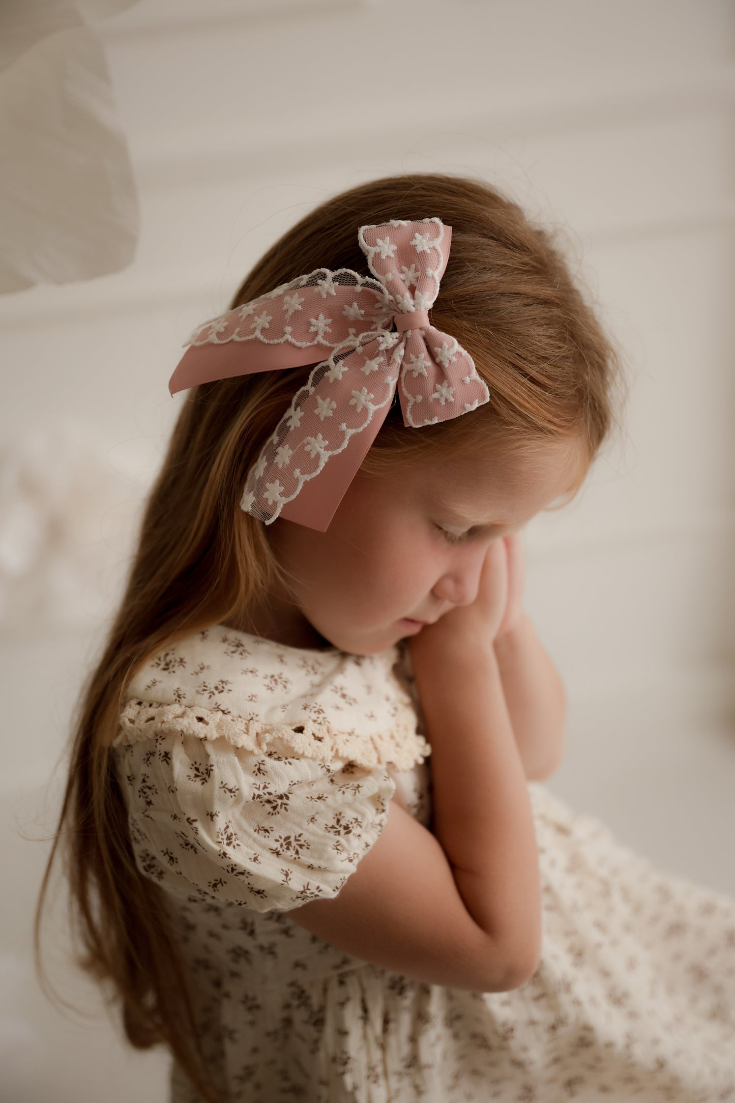 Longtail Bow | Rose Blossom