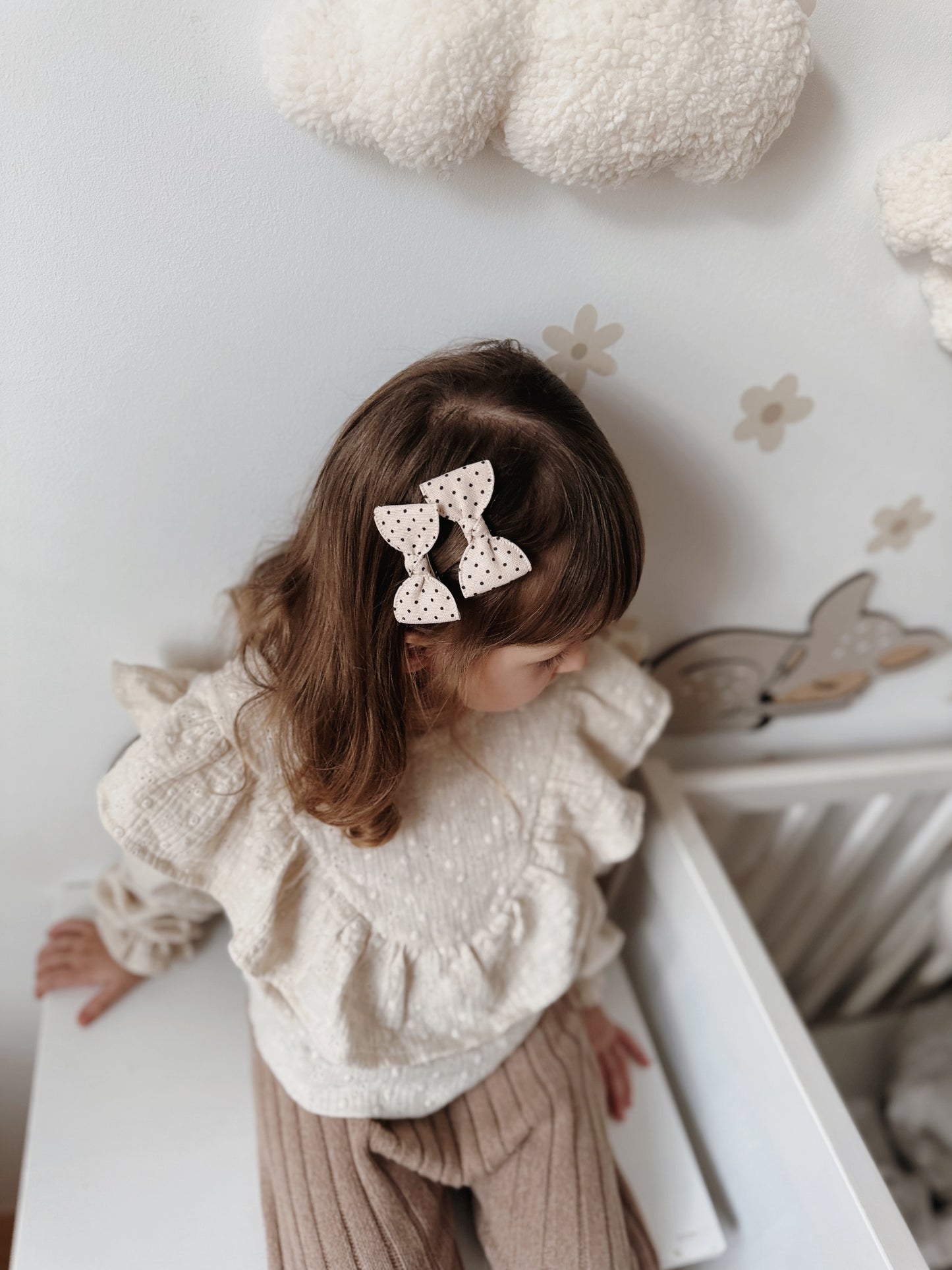 Knotted Pigtail Bows | Cookie Dots