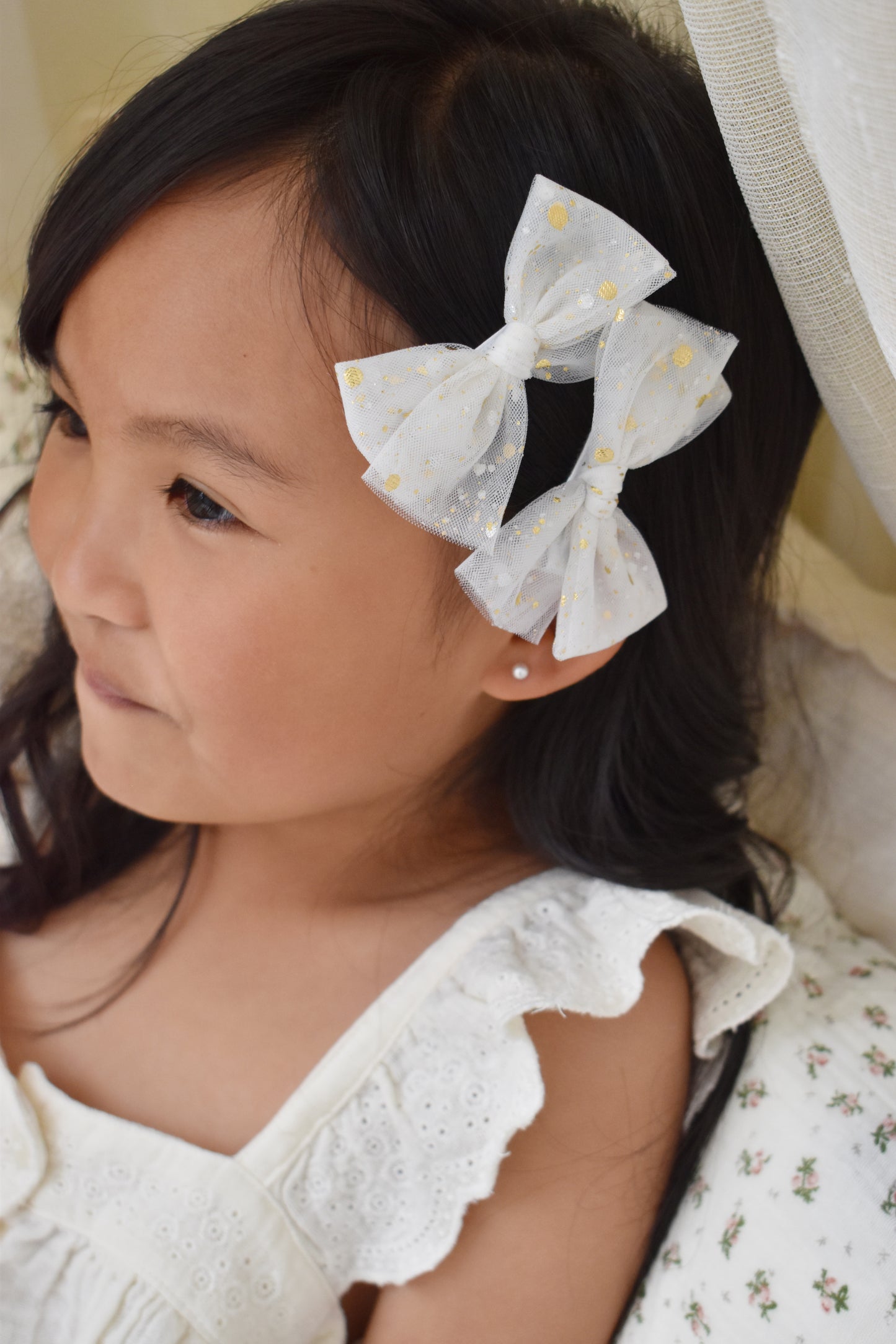 Pigtail Bows | Twinkling Tulle