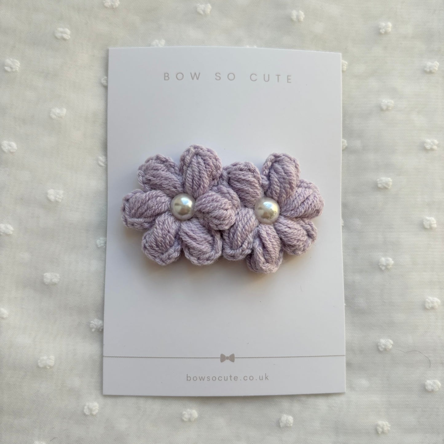 Fleur Clip | Lilac Pearl