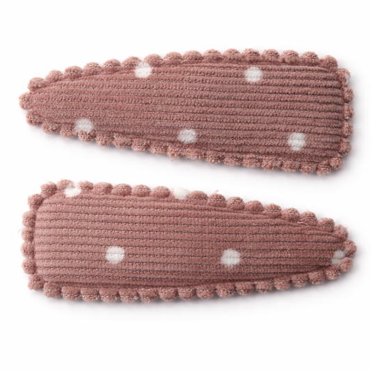Snap Clips | Corduroy Dots