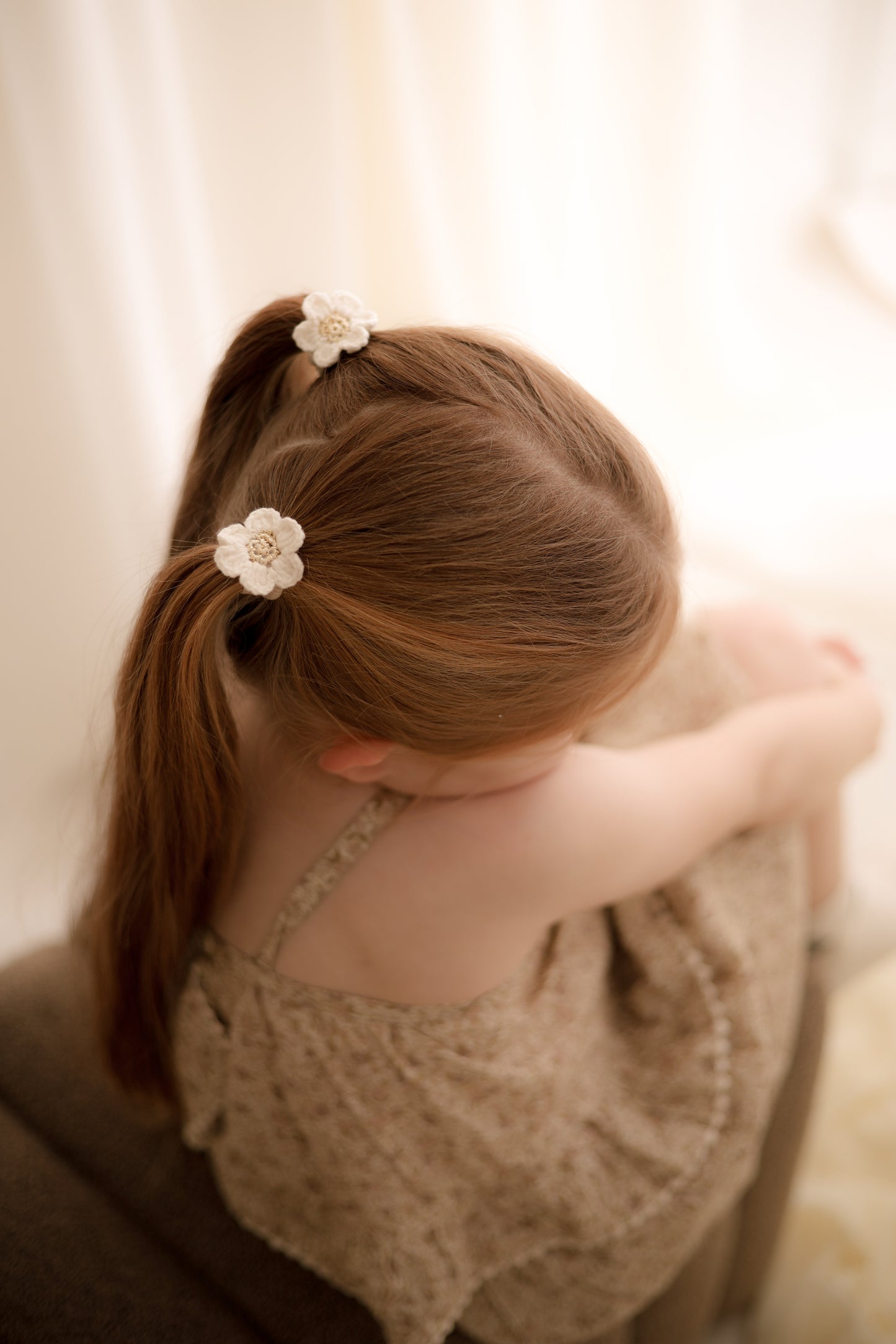 Golden Flower Bobbles | Ivory (2pk)
