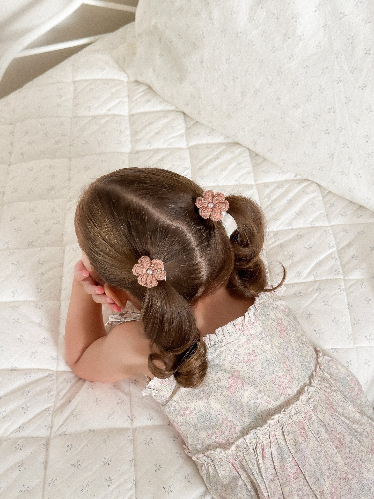 Camellia Crochet Bobbles | Rosewood (2pk)