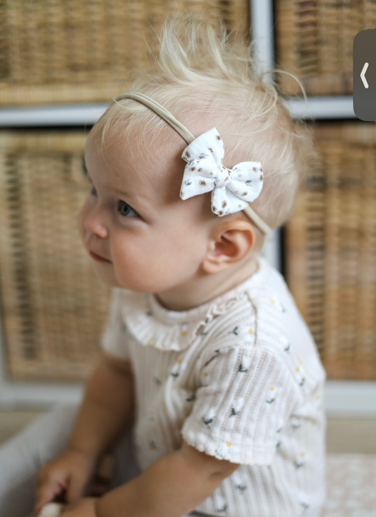 Petite Pinwheel Bow | Orchard Bloom