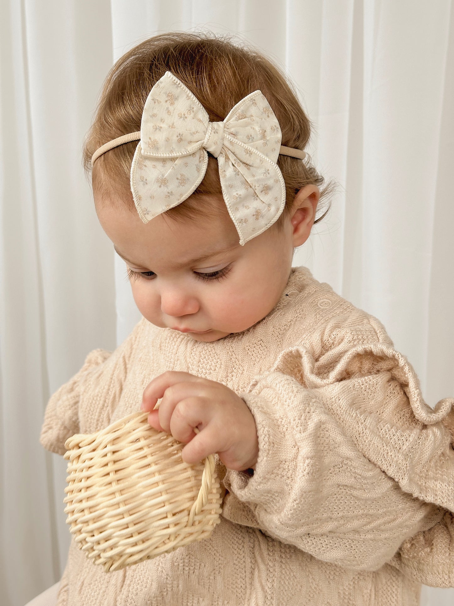 Fable Bow | Autumn Ditsy (clip or headband)