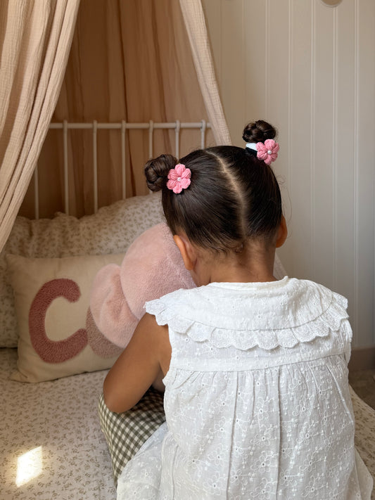 Camellia Crochet Bobbles | Melon Pink
