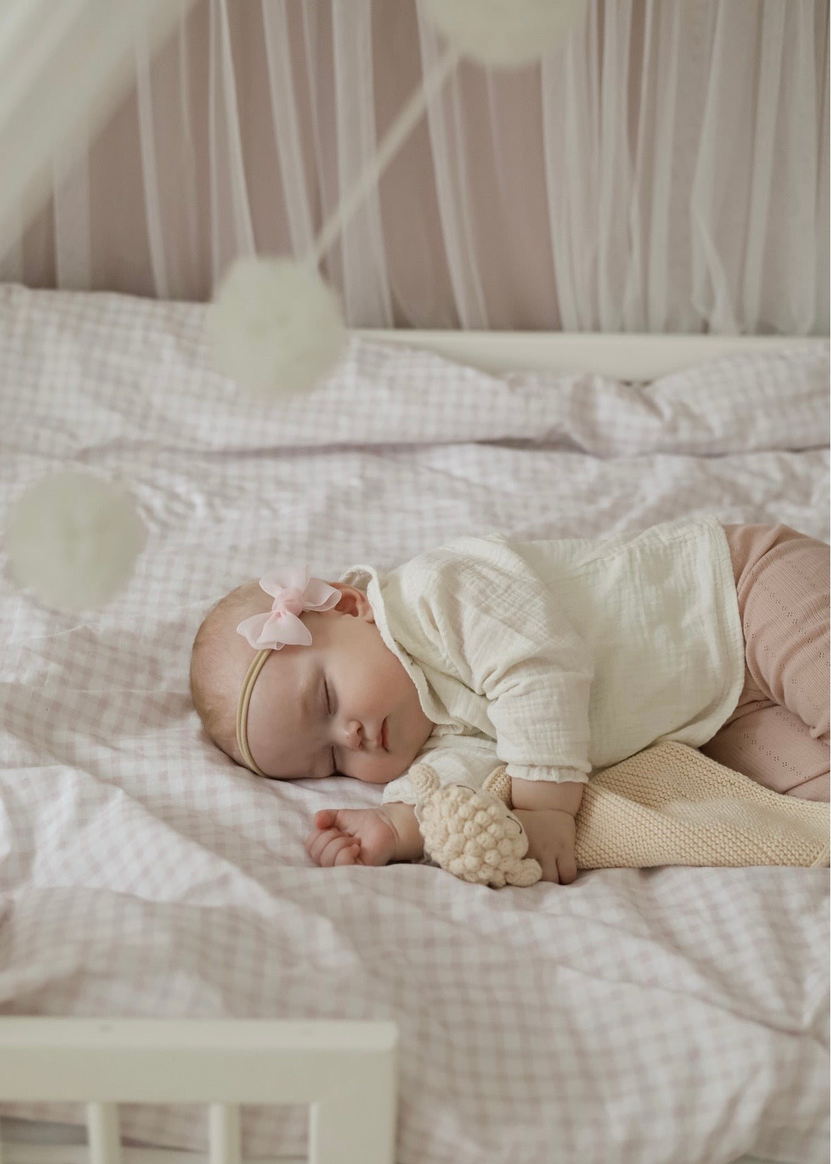 Marshmallow Bow | Soft Peony Pink