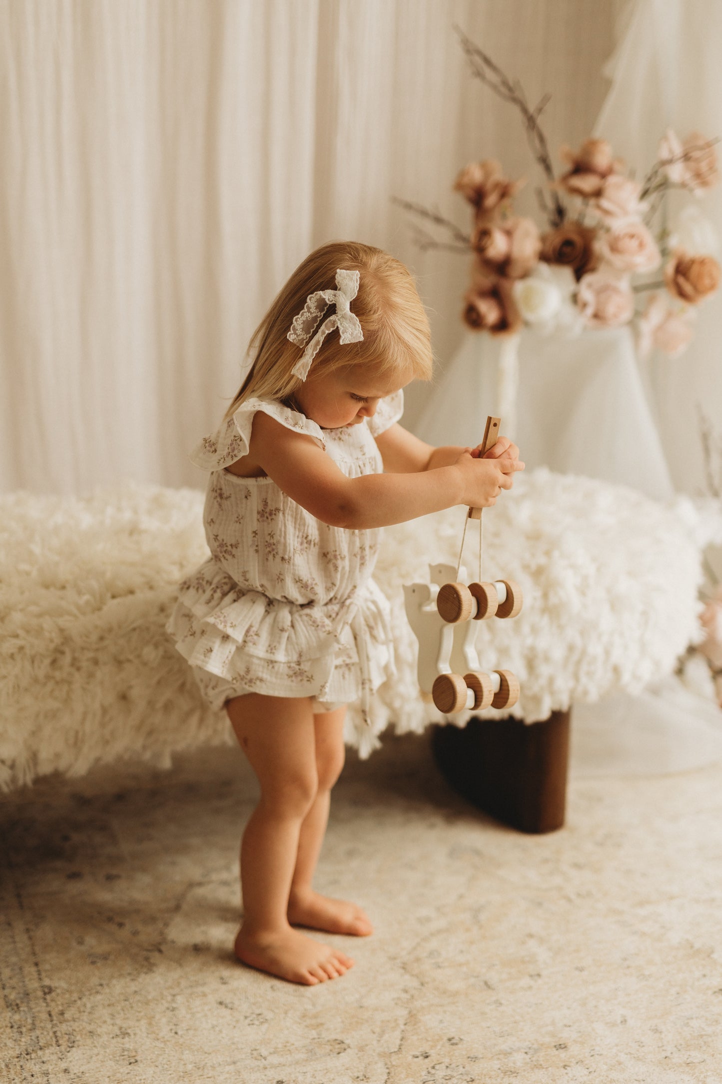 Frill Bloomers & Blouse Set | Wisteria