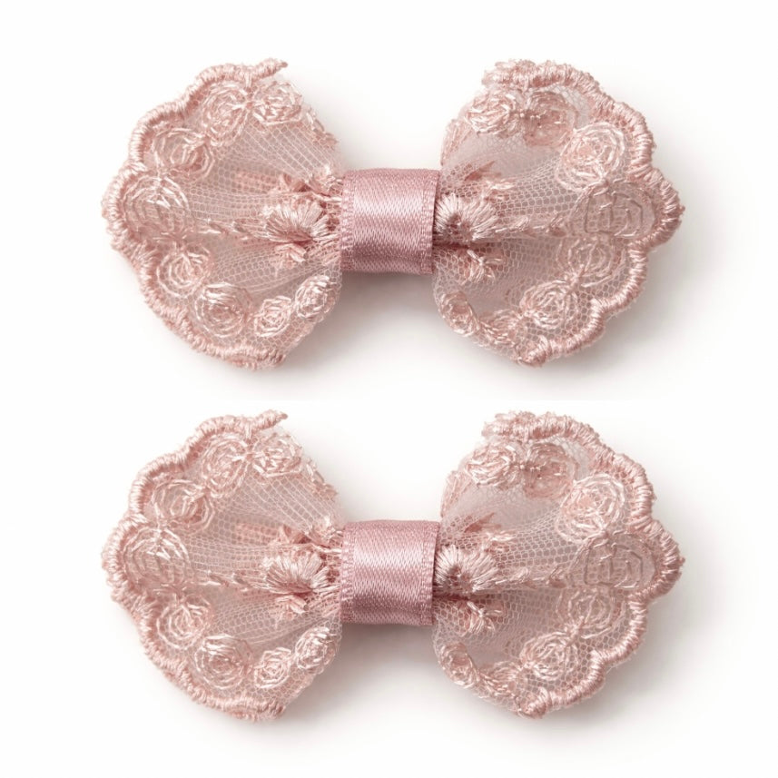 Pigtail Bows | Lovey Lace