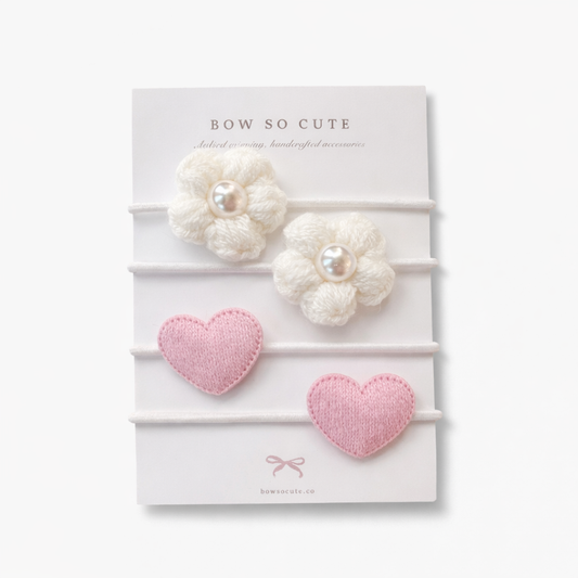 Hair Elastics Set | Sweet Love