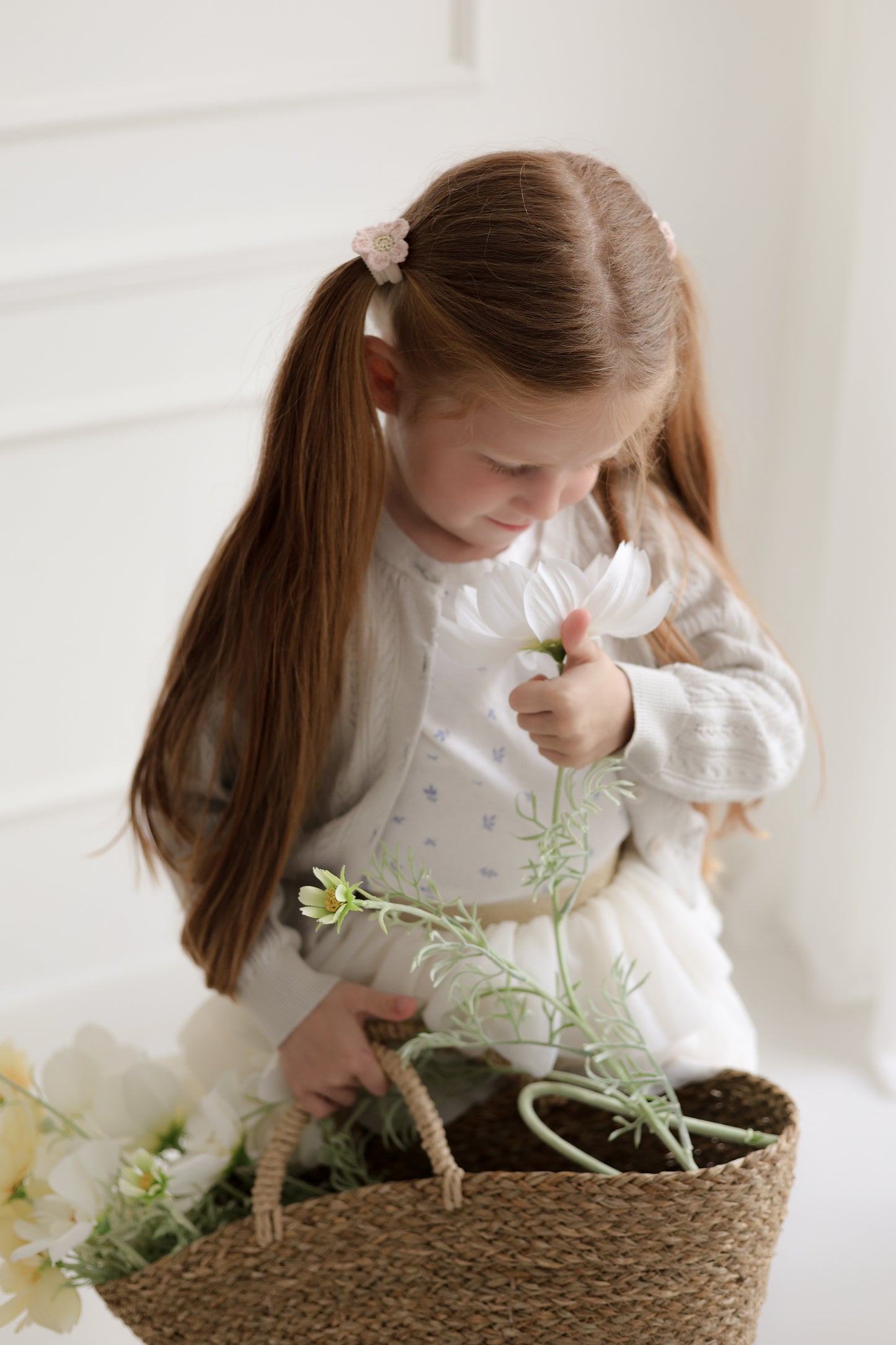 Golden Flower Bobbles | Blush (2pk)