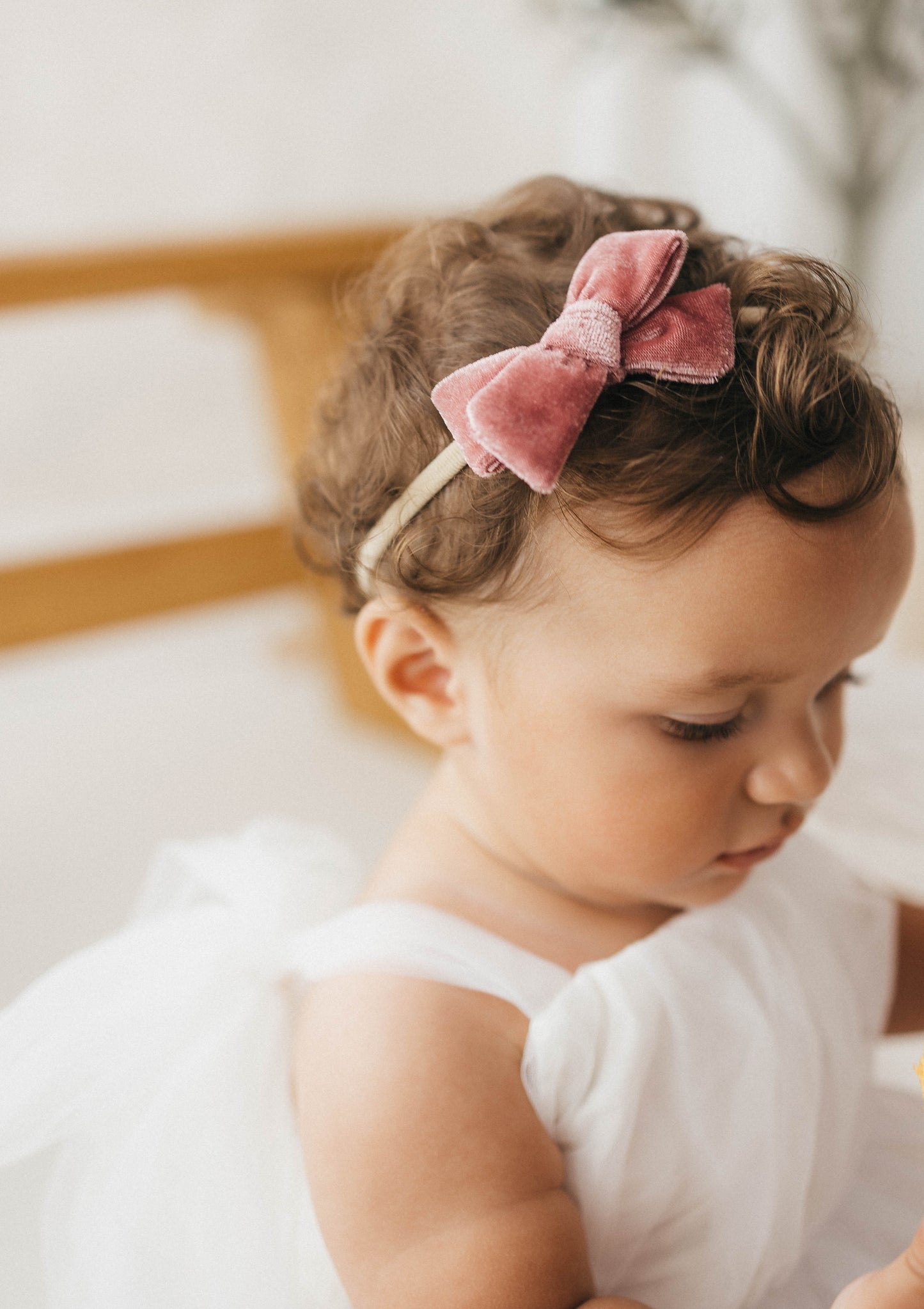 Classic Bow | Mulberry Velvet (Clip or Headband)