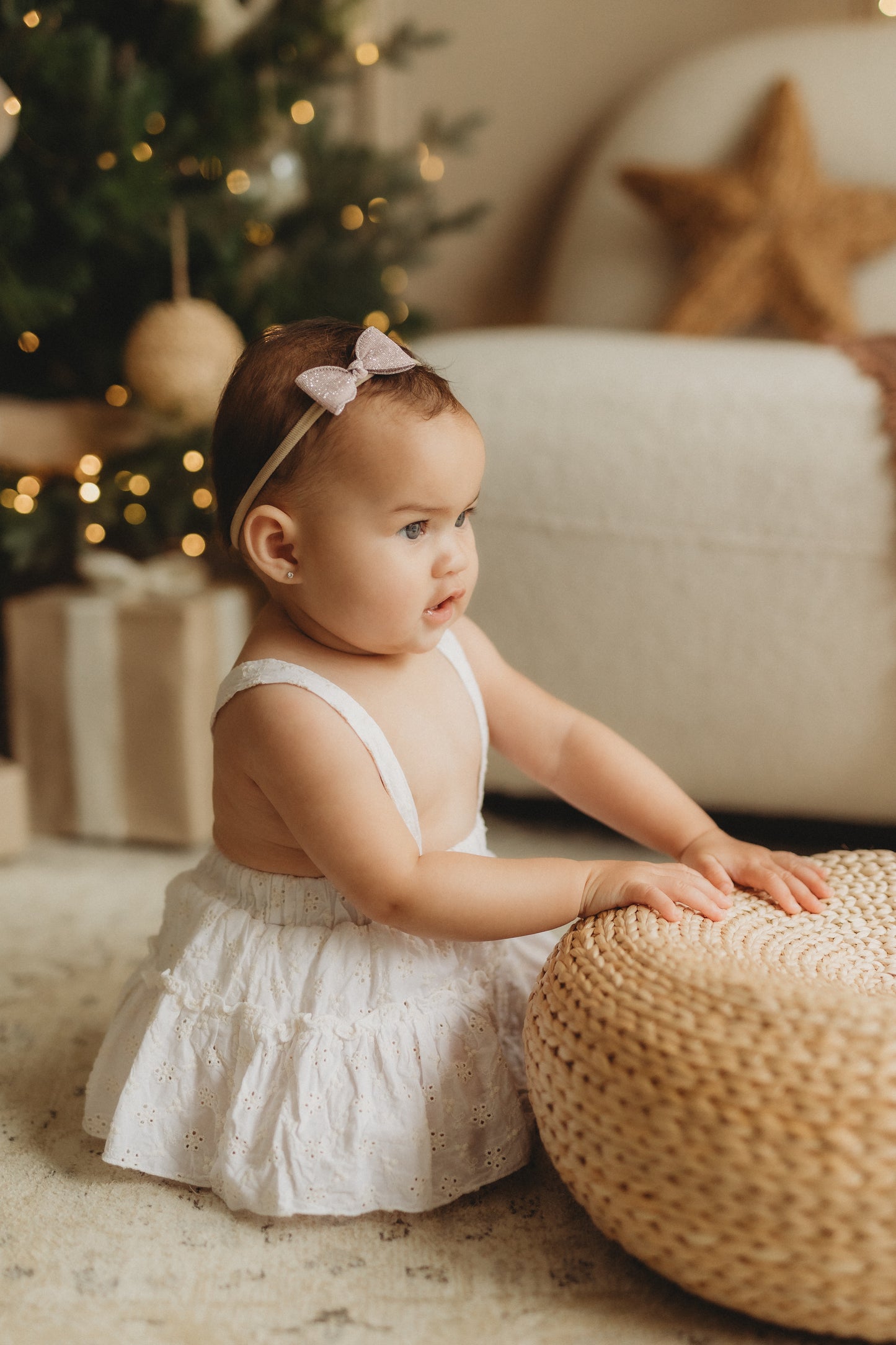 Knotted Bow | Fairydust (clip or headband)