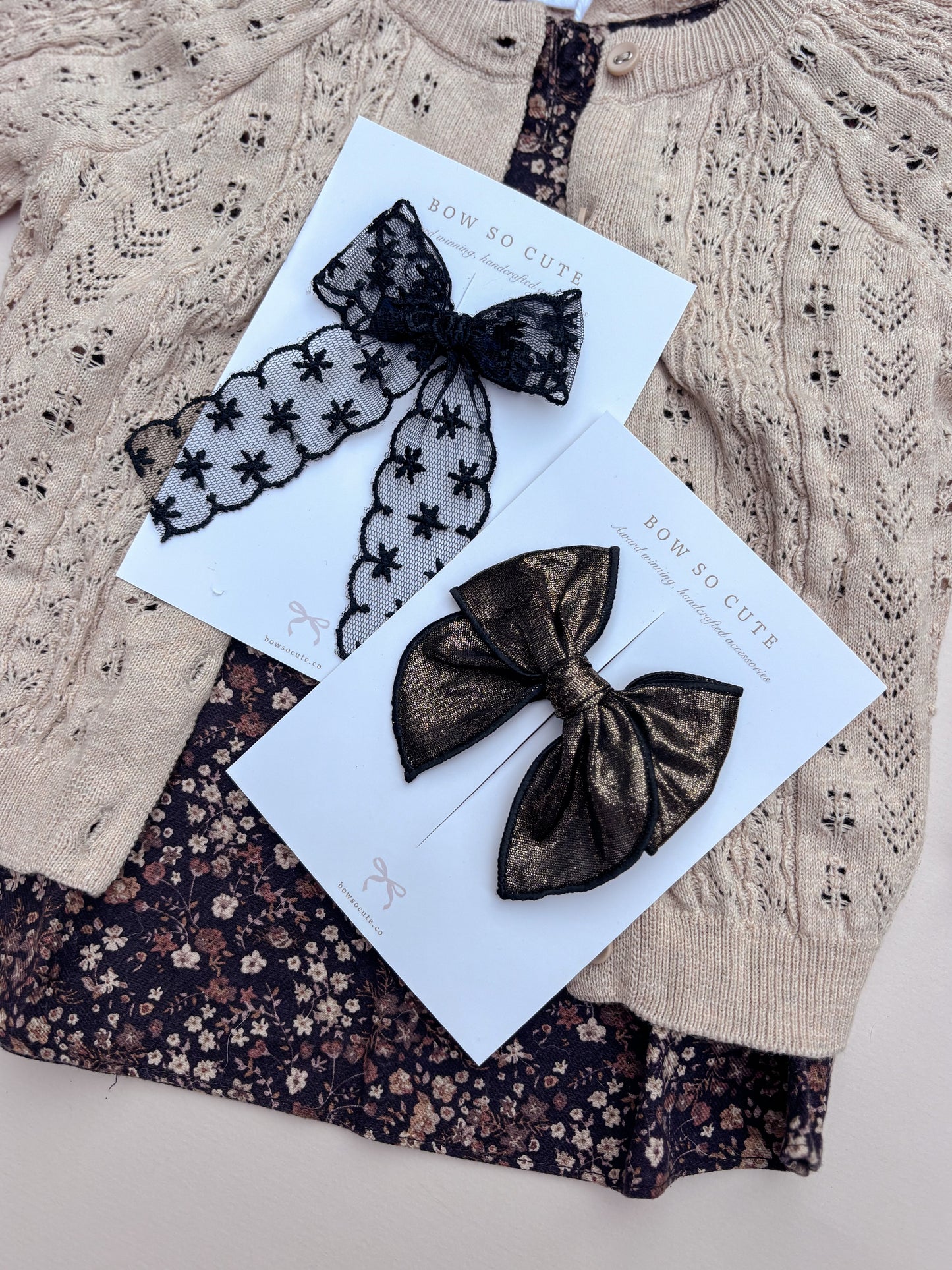 Longtail Bow | Noir Lace