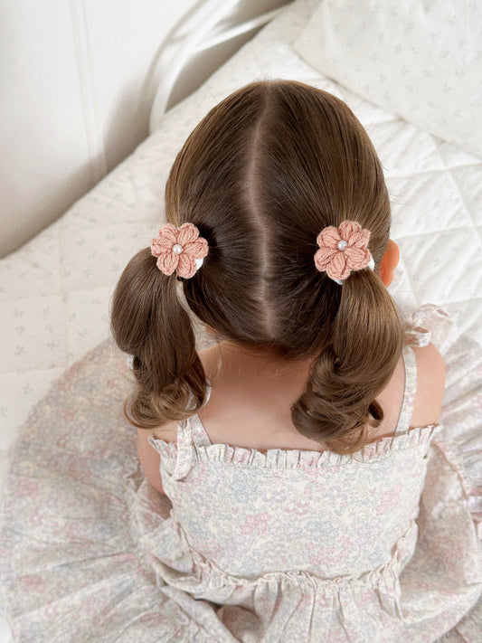 Camellia Crochet Bobbles | Rosewood (2pk)