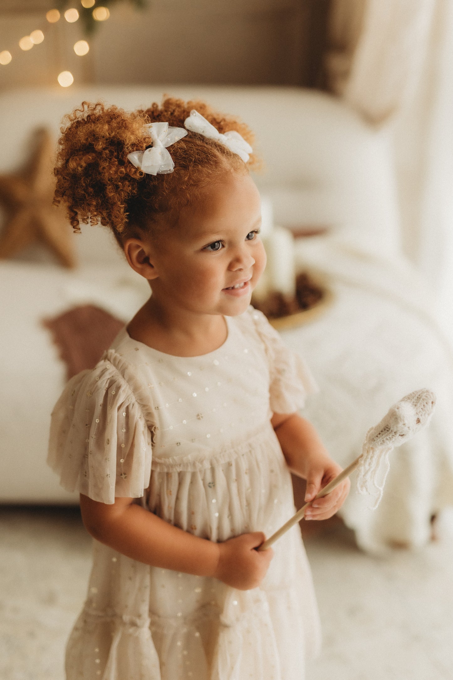 Pigtail Bows | Twinkling Tulle