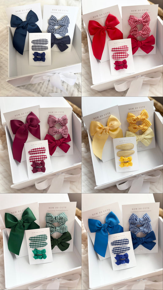 School Bow Sets - Final Sets Remaining