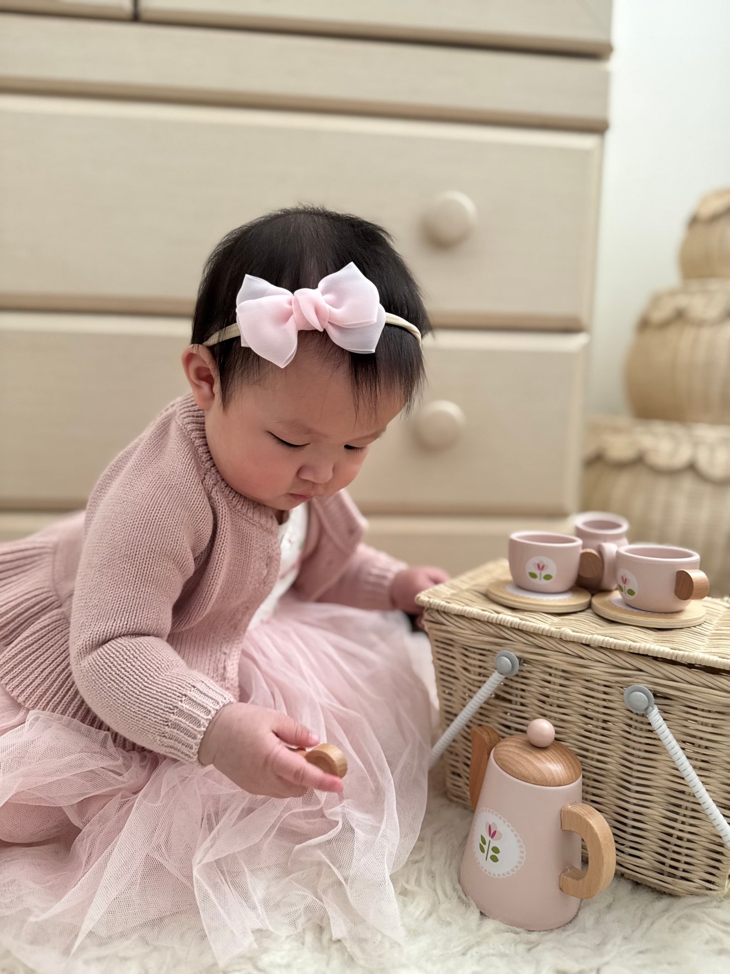 Marshmallow Bow | Soft Peony Pink